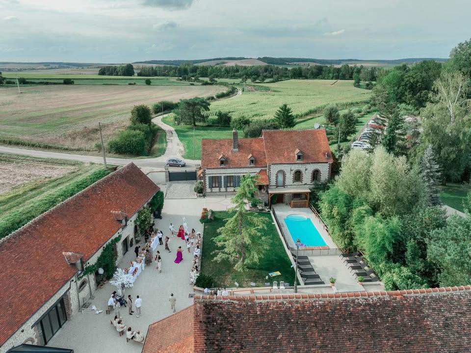 Vue aérienne du domaine